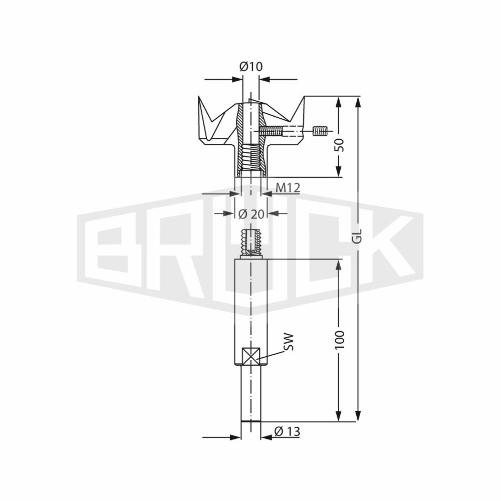 ZOBO Bohrer C 100x150 S3