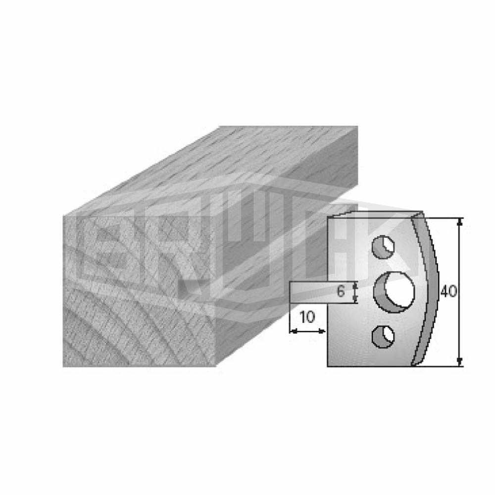 HW UNI-Profilmesser 40mm Nr. 16