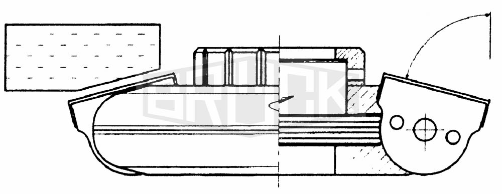 WP-Schwenkkopf Syncro 4 155 x 60 x 30 mm Z2