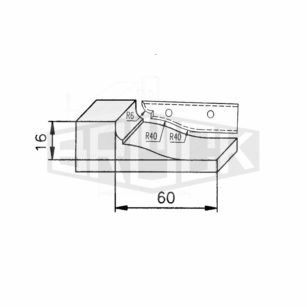 WP-Abplattprofiler 180 x 25 x 30mm Z2 – MAN