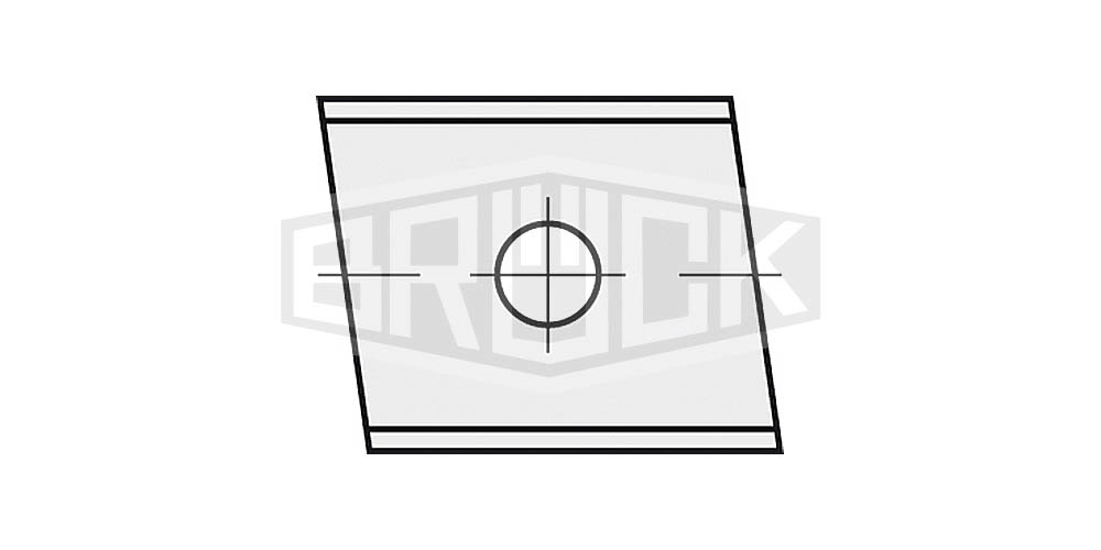 HW-WP 20x12x1,5 mm links 5° B20