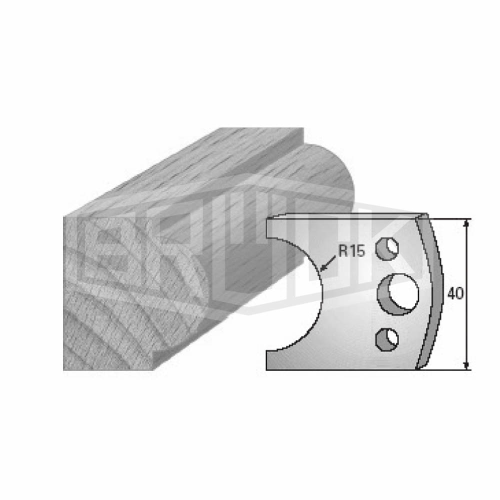 HW UNI-Profilmesser 40mm Nr. 66