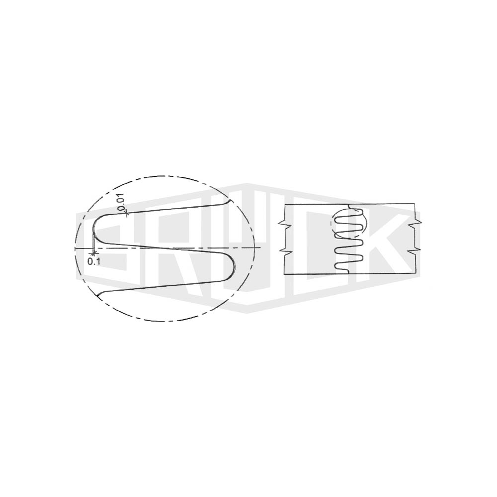 WP-Verleimfräser 100 x 52 x 30 mm Z2 - PT 10mm