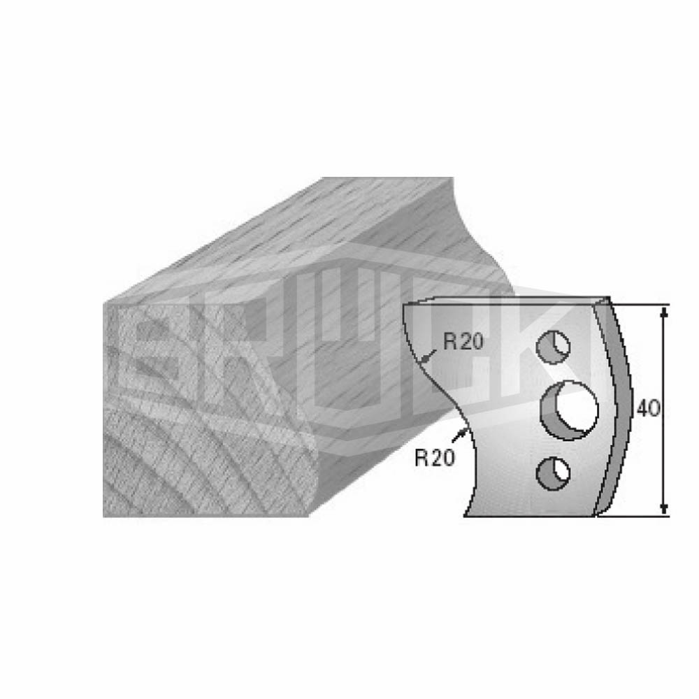 HW UNI-Profilmesser 40mm Nr. 9
