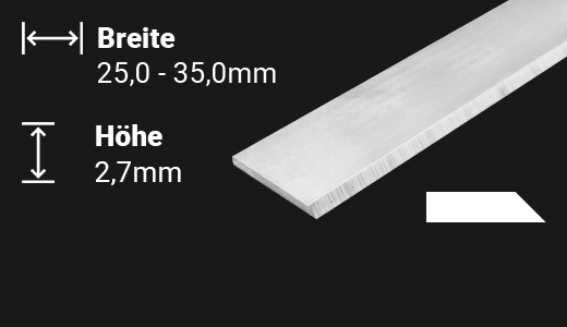Streifenhobelmesser