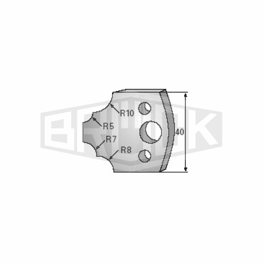 UNI-Abweiser 40mm Nr. 22