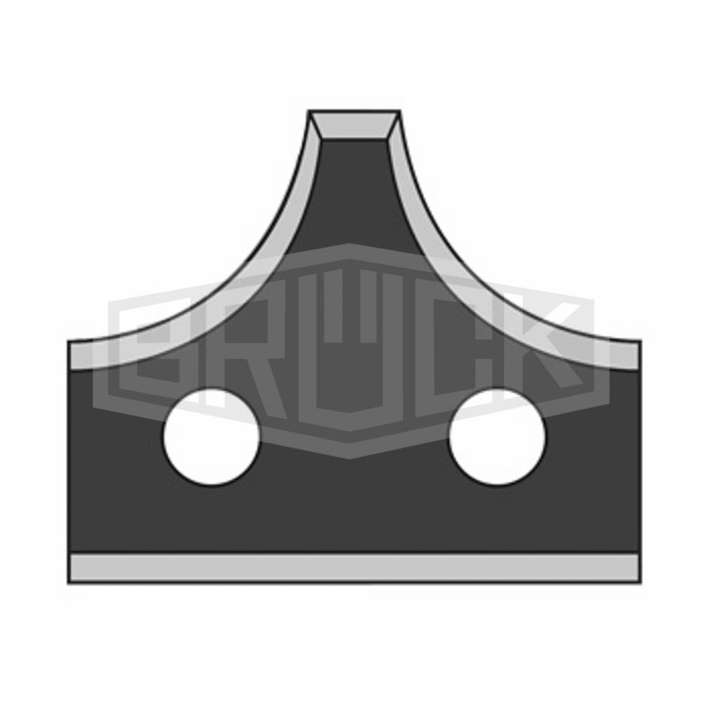 HW-Profilplatte Radius/Radius R=3mm (f. 3460)