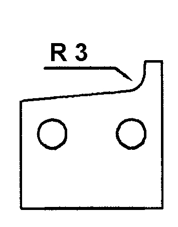 HS-Kantenmesser R3 - rechts (f. MULTI TOOLS)