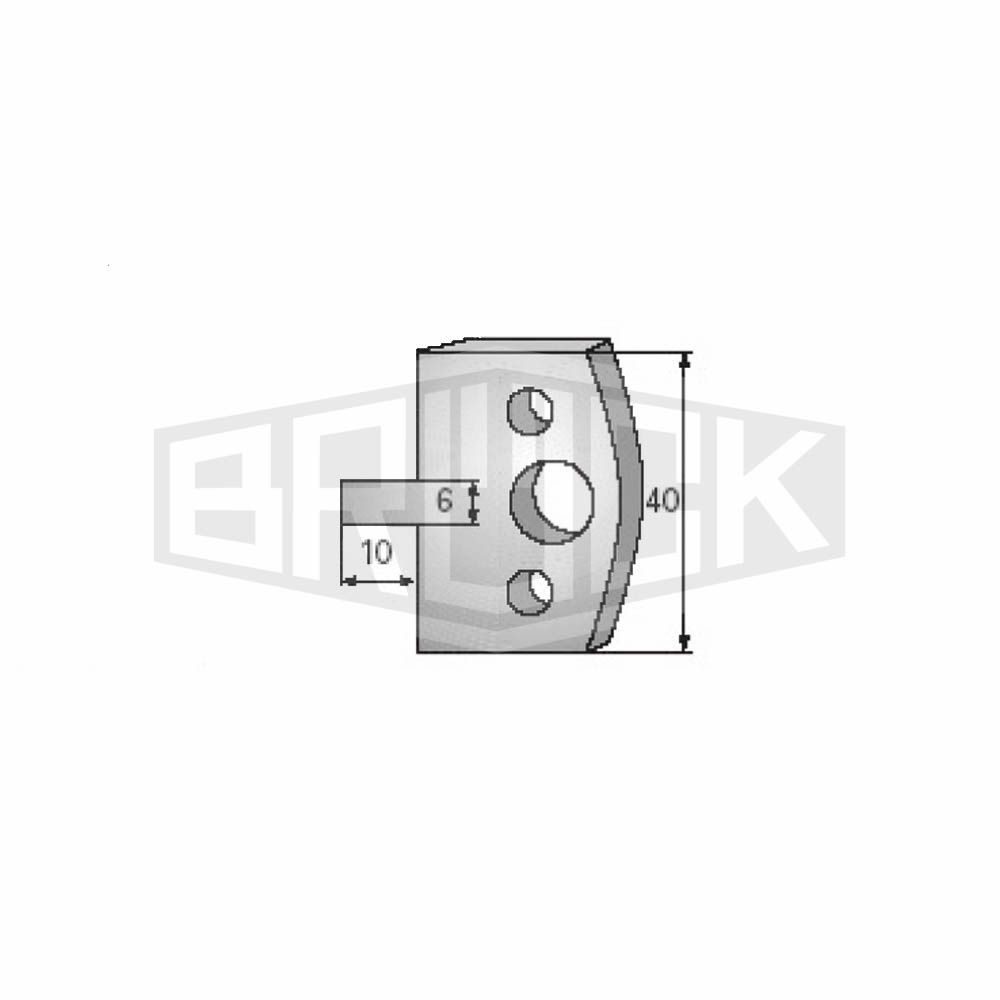 UNI-Abweiser 40mm Nr. 16