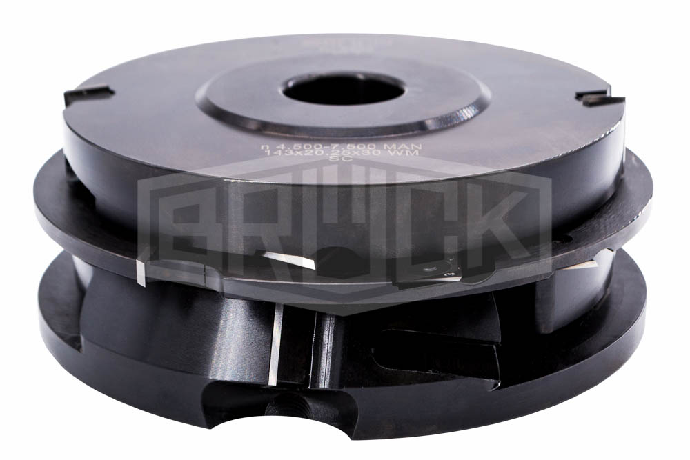 WP-Nut- & Federfräsergarnitur 4-tlg f. Tischfräse