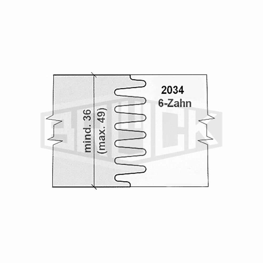 WP-Verleimfräser 145 x 50 x 30 mm Z2 – 6 Zahn